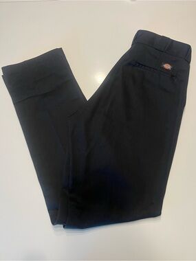 Dickies Men’s Black Straight-Leg Work Chinos
